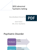 QEEG Abnormalities in Psychiatric Settings: Neurofeedback Clinical Training