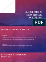 Client Side & Server Side Scripting