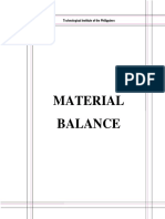 Overall Material Balance