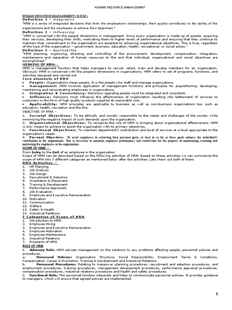 Human Resource Management | PDF | Human Resource Management | Human