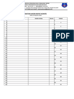 Daftar Hadir Rapat Komite