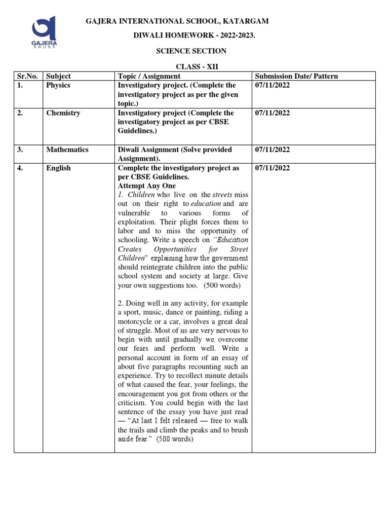 Diwali Assignment Pdf Function Mathematics Area