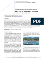 Evaluation Experimental of The Dynamic Wharf Structure