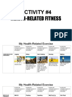 Activity #4 Health-Related Fitness