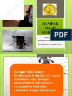 Dampak Masif Korupsi Rifki