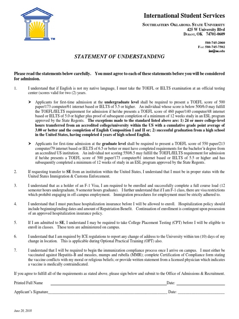 Provisional Clear Statement Of Understanding – MGVG