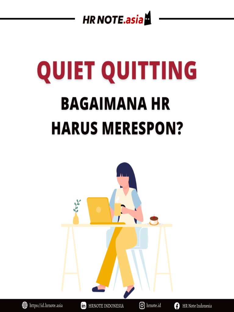 Memahami Quiet Quitting di Tempat Kerja PDF Karier & Perkembangan