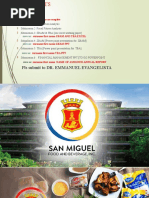 Financial Management - San Miguel Foods and Beverage Inc.