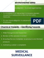 Environmental Safety - Occupational Safety and Health