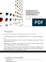 Praktikum Uji Normalitas Dan Homogenitas