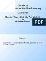 ML-Lec-07-Decision Tree Overfitting