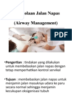 Pengelolaan Jalan Nafas (Airway Managemnt)