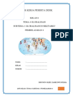 Lembar Kerja Peserta Didik: Kelas 6 Tema 4 Globalisasi Subtema 1 Globalisasi Di Sekitarku Pembelajaran 4