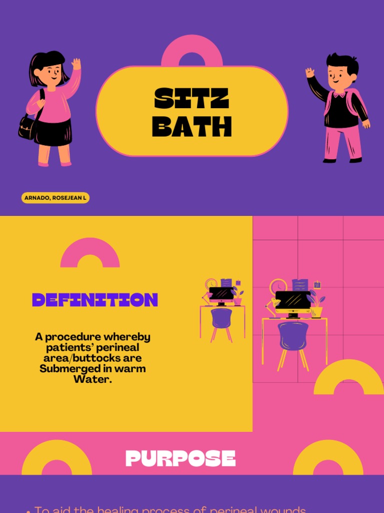 SITZ BATH and ENEMA (ARNADO) PDF Rectum Health Care