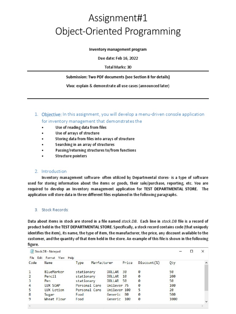 Assignment | PDF | Menu | Computer Program
