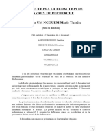 Manuel de Redaction Des Memoires Professionnels Seminaire Ihem 2019