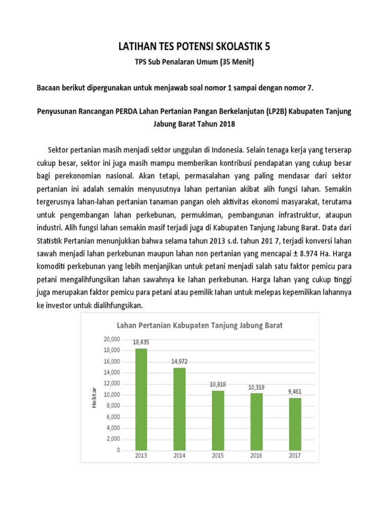 Latihan Tes Potensi Skolastik 5 PDF
