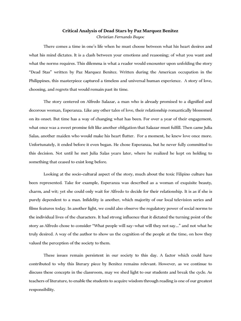 critical-analysis-of-dead-stars-by-paz-marquez-benitez-pdf-love
