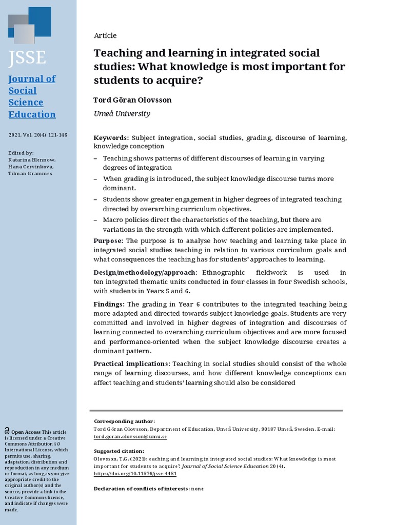 WHAT IS INTEGRATION IN SOCIAL STUDIES visual data 4