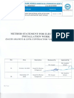 Mos For Electrical Installation Work, Rev-01