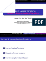 L5C22 - Inverse LaplaceTransforms