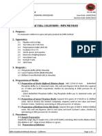 6 Coliforms MPN