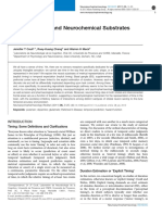 Neuroanatomical substrates of timing in the brain