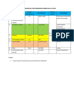 Jadwal Kegiatan Tim Al Fath