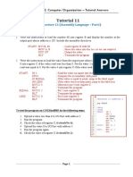 Tutorial 11 Answers