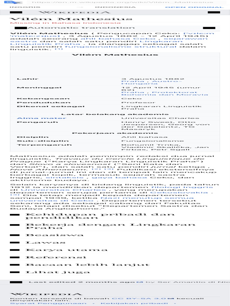 Vilém Mathesius PDF Ilmu Sosial Seni & Disiplin Bahasa