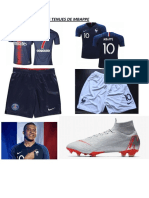 Les Tenues de Mbappe