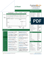 Excel Cheat Sheet by Custom Guide