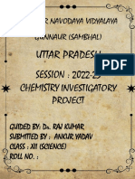 Ankur Yadav Chemistry Project