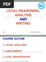 Unit 1 - Legal Reasoning, Analysis and Writing