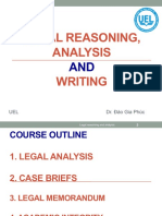 Unit 1 - Legal Reasoning, Analysis and Writing