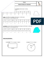 Calcul D Aires Et Volumes