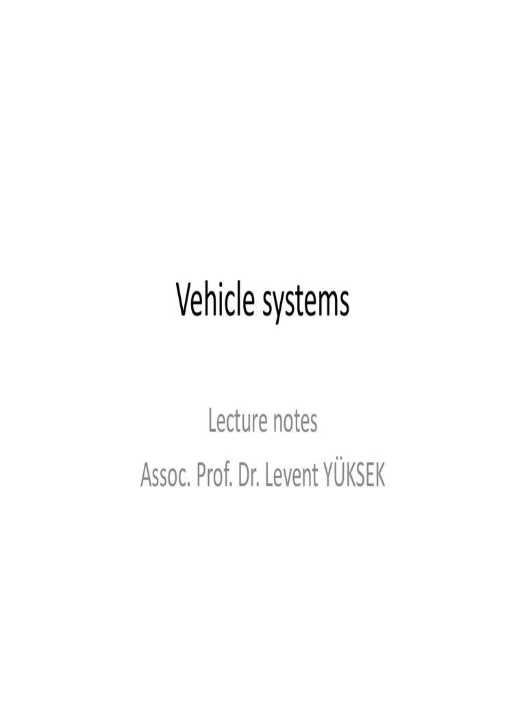 Kinematic Steering Understanding the Fundamentals of Vehicle Steering