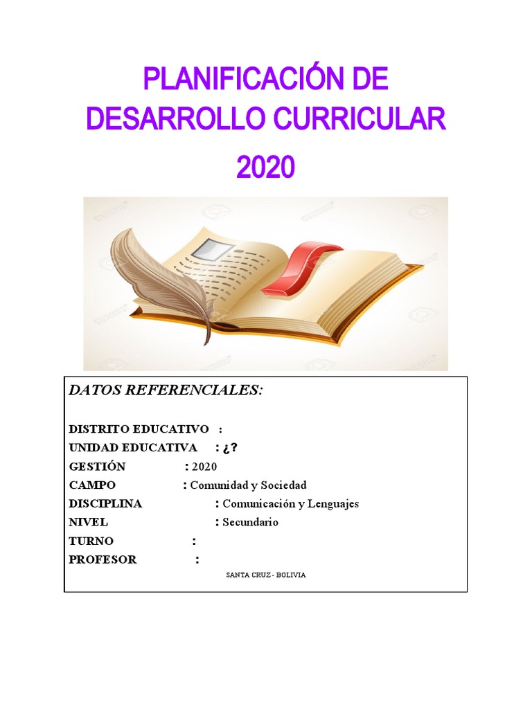 Plan Curricular de Comunicación 2020 | PDF | Plan de estudios | Evaluación