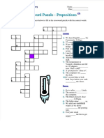 Crossword Puzzle Prepositions 561be18724493