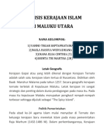 Analisi Kerajaan Islam Di Maluku Utara