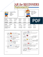 Countries and Nationalities 2