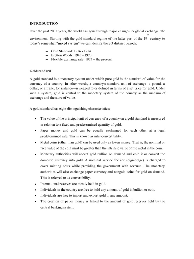 Document Analysis and Data Processing | PDF | Bretton Woods System ...