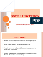 Power Point - Social Perception