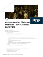 Apontamentos Sistemas de Memria - Jos Aniceto 20212022