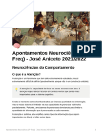 Apontamentos Neurocincia (2 Freq) - Jos Aniceto 20212022