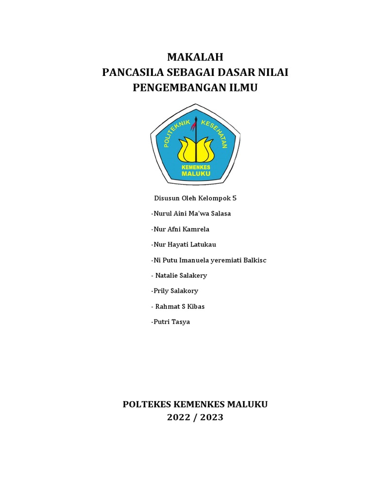 Pancasila sebagai Nilai Pengembangan Ilmu | PDF