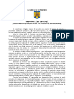 OUG Modificare Și Completare Acte Normative Domeniul Sănătății 17.10.2022