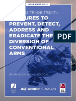 Measures To Prevent, Detect, Address and Eradicate The Diversion of Conventional Arms