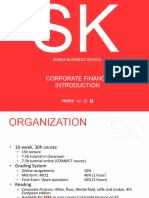 Corporate Finance Intro