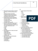 Penilaian Harian Tema 6 ST 1 Kelas 5
